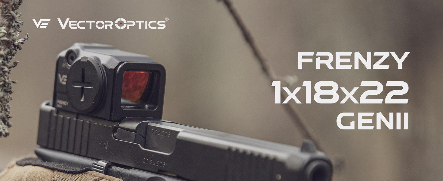 VECTOR OPTICS フレンジー Vector Optics Frenzy-X 1x19x28 Gen II Solar Power Red Dot Sight